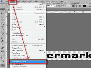 Pilih Define Brush Preset