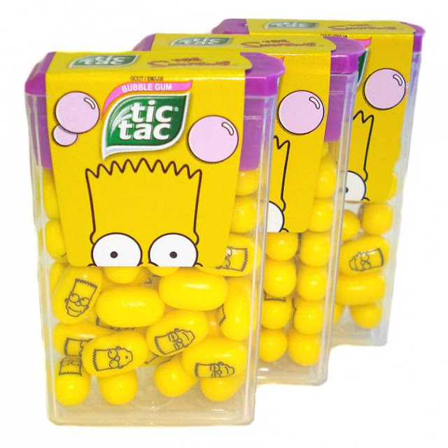 Tic Tac lança série especial em homenagem aos Simpsons