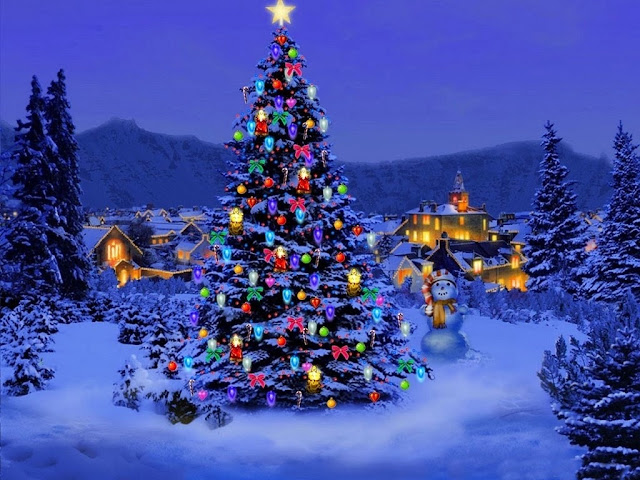 Christmas HD Wallpaper - Christmas Tree