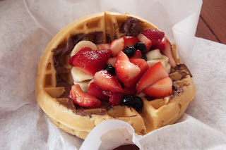 Fruit Topped Waffle!