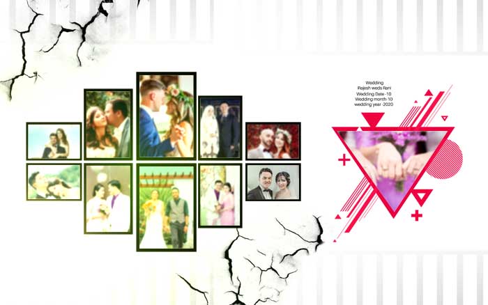 30 Wedding Photo Album 18×24 PSD Designs
