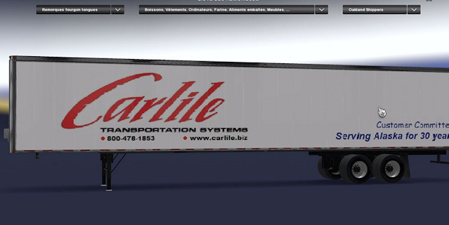 American Truck Simulator Carlile Transport Trailer Download MODs