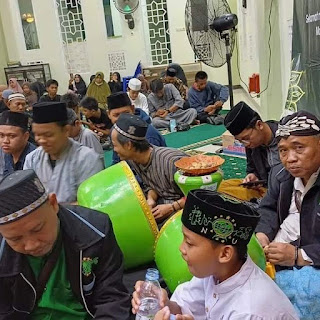 Peringatan Isra Mi'raj Nabi Muhammad SAW 1445 H di Masjid Baiturrahman Kelurahan Karang Anyar
