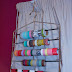 Washi Tape Storage on Pants Hangars!