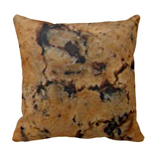 Chocolate home decor accent throw pillow