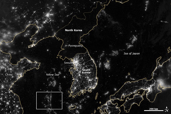 COREA DEL NORTE, PAÍS EXTRAÑO, PAÍS SIN ENERGÍA ELECTRICA