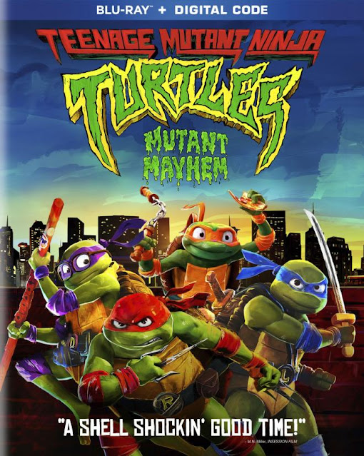Teenage Mutant Ninja Turtles: Mutant Mayhem - Blu-ray cover art