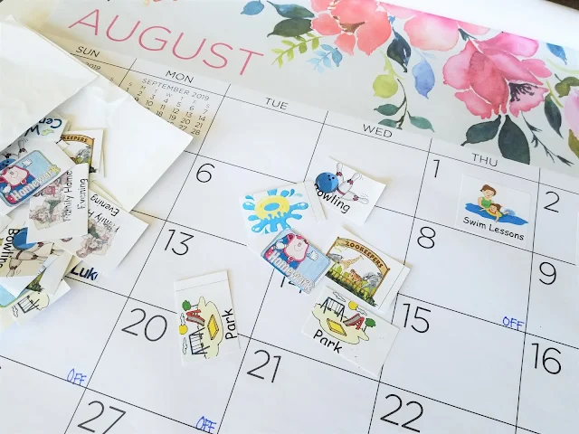 summer activity calendar