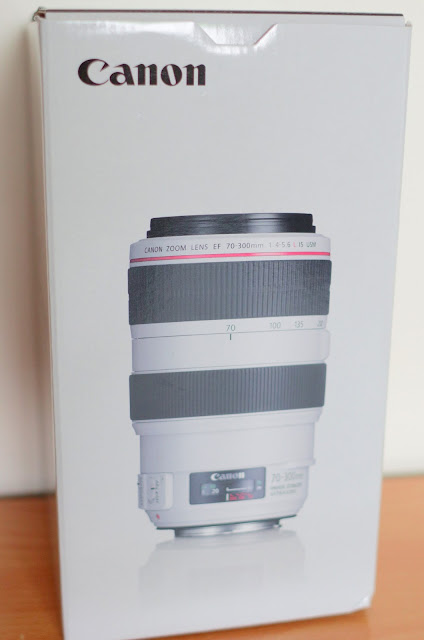 Canon EF70-300mm f/4-5.6L IS USM胖白 開箱