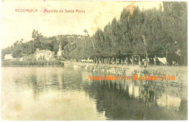Santa Mariña Postal sd -Arquivo J.A .Xesteira