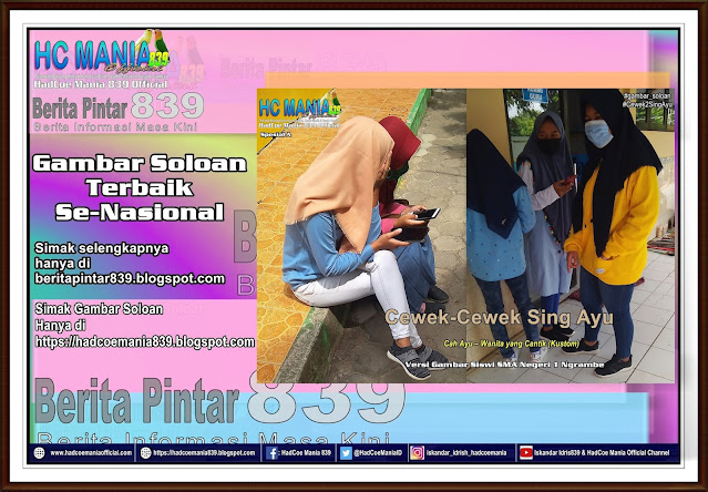 Gambar Soloan Terbaik Se Nasional khas Gambar Siswa-Siswi SMA 1 Ngrambe dari Buku Album Gambar Soloan Edisi 13