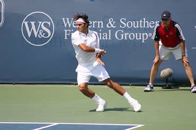 Roger in action