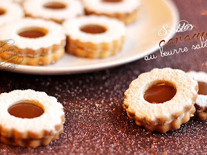 Sablés au caramel au beurre salé {biscuits}