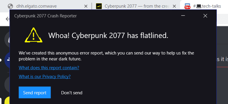 Cyberpunk Crash Flatline