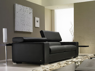 contemporary leather sofa