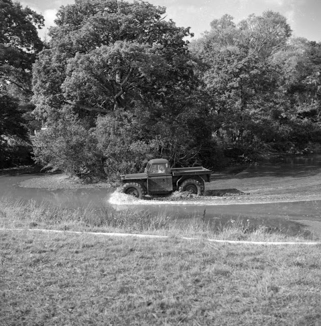 Land Rover demonstation, Solihull. Large wheel conversion.