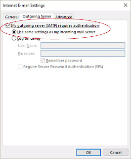 OutgoingServer صندوق 