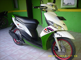 Modifikasi yamaha Mio J