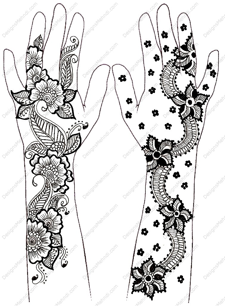 Simple Mehndi Designs For Beginners For Hand Chopper tattoo website design