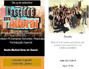 Culto dos Jovens -  23/09- Domingo