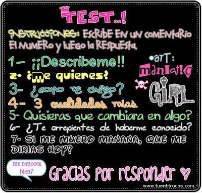 test amistad tuenti