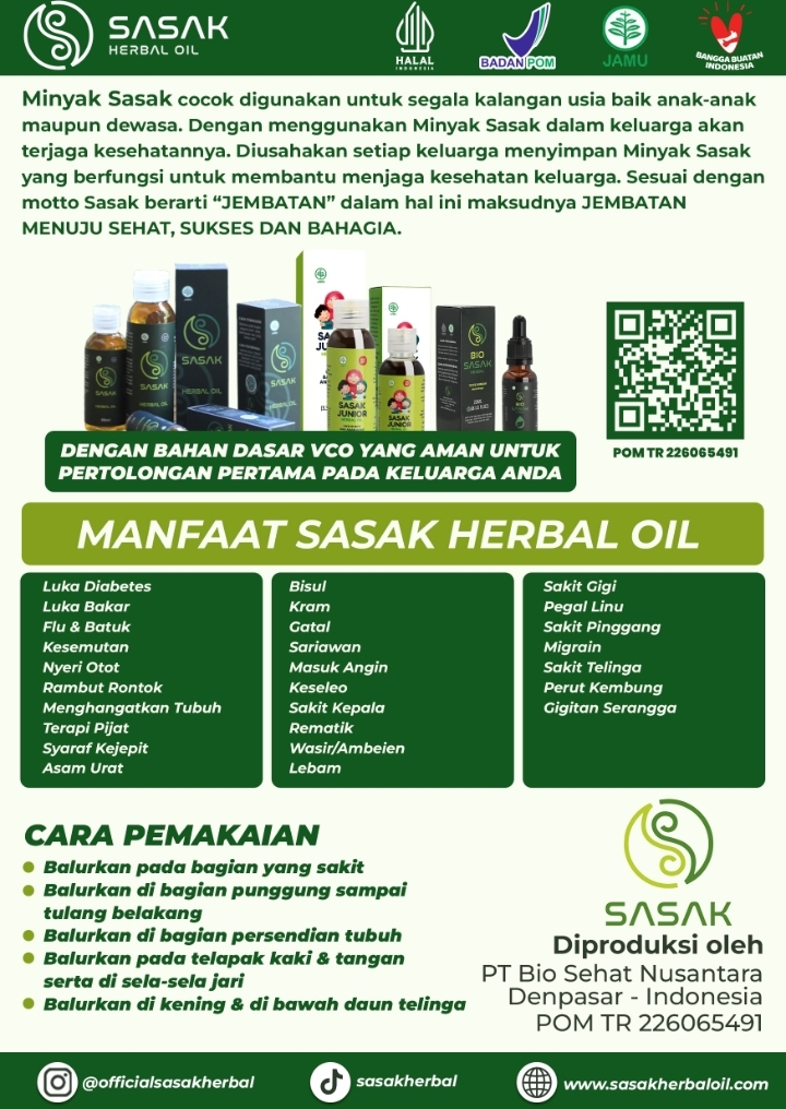 Sasak Herbal Oil