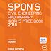 Spon's Civil Engineering and Highway Works Price Book 2018 Edited by Aecom 32nd Edition PDF free Download