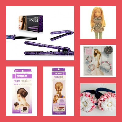 huge giveaway, nume, salon doll, hair accessories