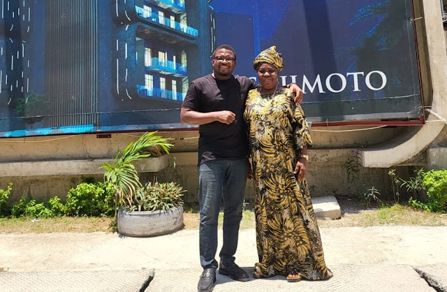  The Queen Mother Of Sujimoto Mrs. Victoria Ogundele visits son’s Multi-Billion Naira Project in Banana Island