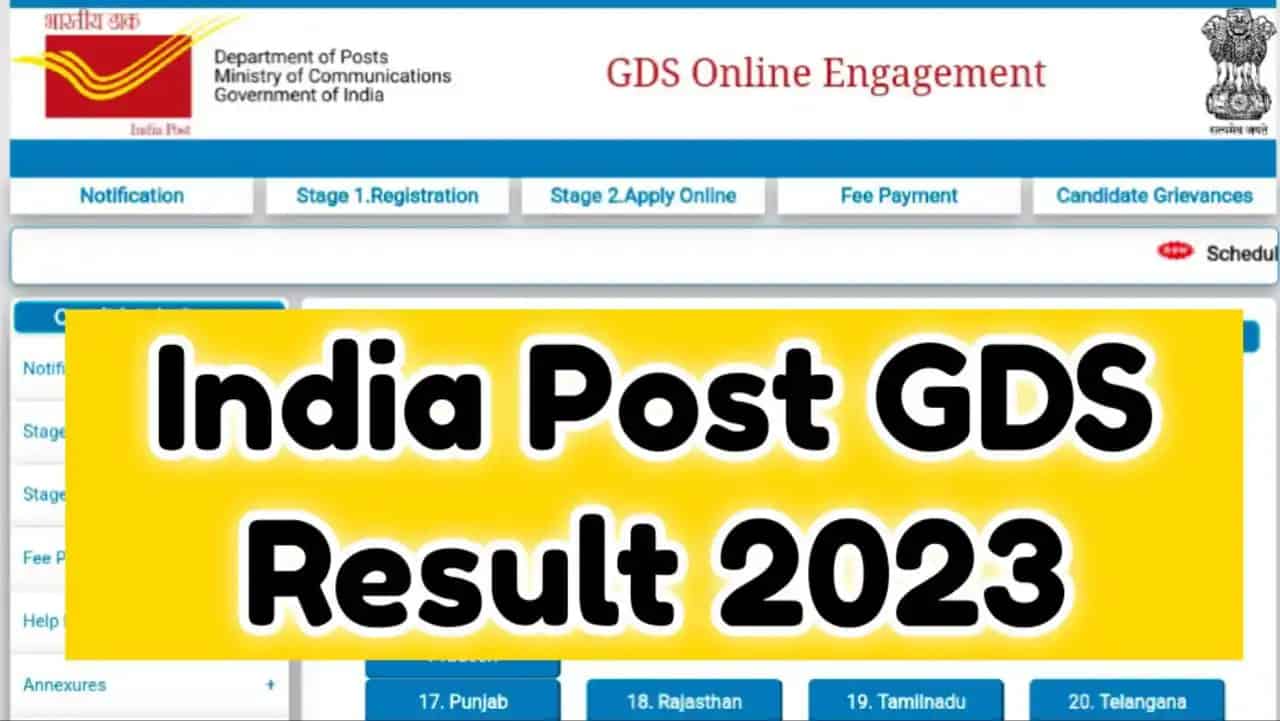 India Post GDS Merit List 2023 PDF