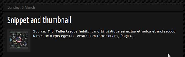 How this customization displays summaries and thumbnails No JavaScript Required How this customization displays summaries and thumbnails No JavaScript Required