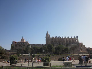 Vista de la Catedral y el Palacio Real Almudaina