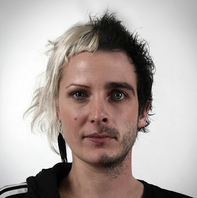 Split Face Family Portraits