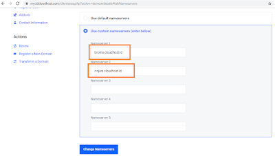 Cara Mendaftarkan Domain TLD IDCloudhost Ke Hosting Gratis Cloudflare