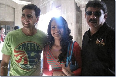  Akshay, Trisha and director Priyadarshan