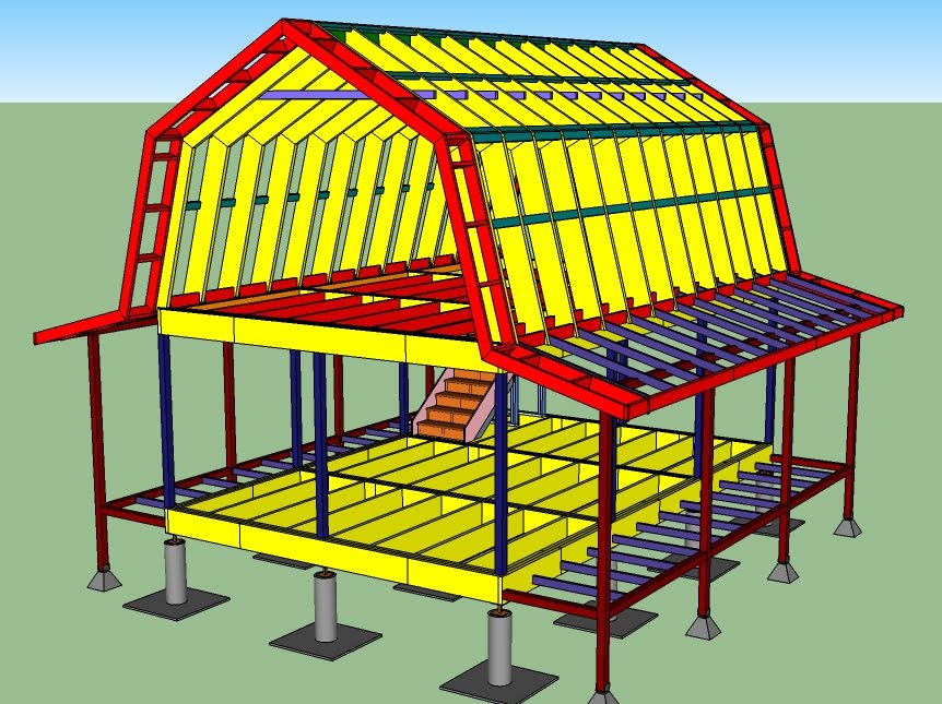 Gambrel Roof Trusses