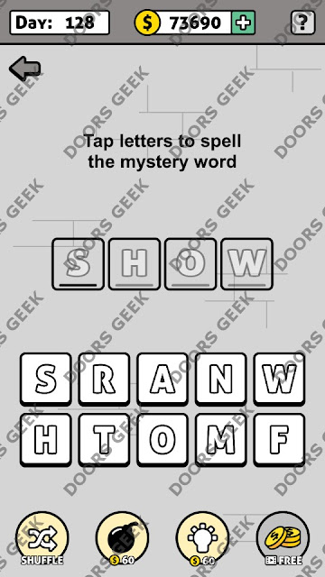 Words Story Day 128 Answer, Cheats, Solution