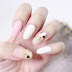 Dabs of Gold and Pink Nail Wrap KS293