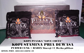 Kopi Herbal Stamina PRIA DEWASA Pusaka Love Coffe ASLI