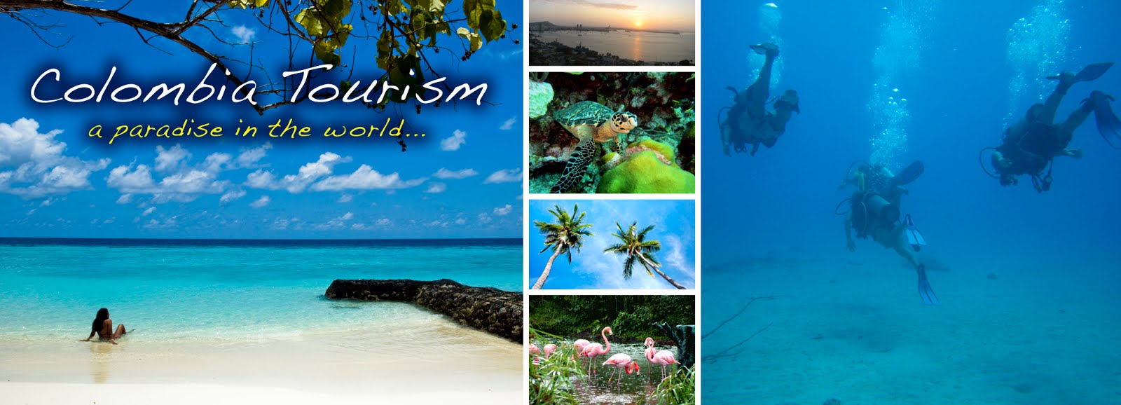 COLOMBIA TOURISM and The Caribbean Ocean, a paradise in the world...