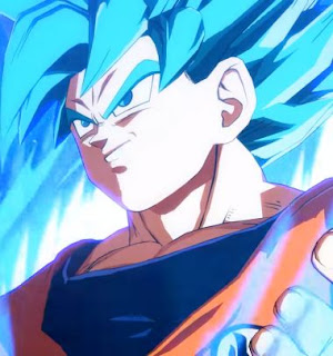 Goku y Vegeta SSGSS en "Dragon Ball FighterZ". 