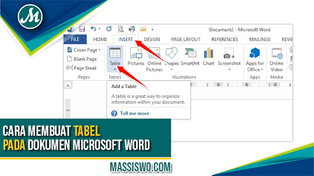 Cara Membuat Tabel di Microsoft Word