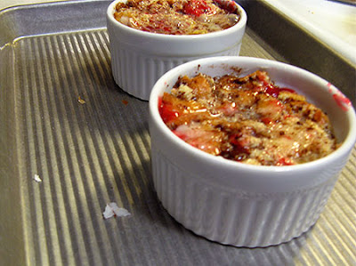 Doughnut bread pudding unbaked