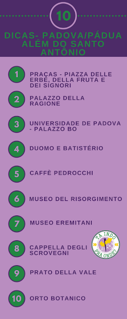 10 coisas para fazer em Padova (Pádua) além do Santo Antônio