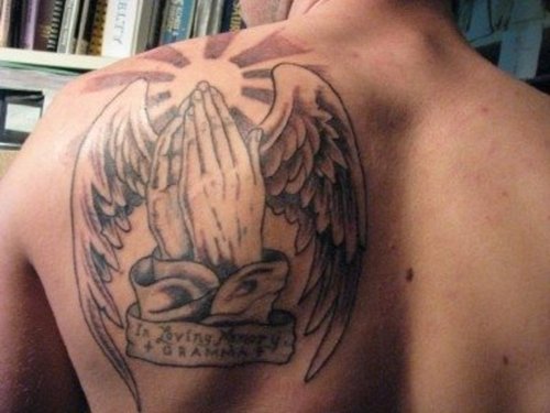 angel tattoos for men