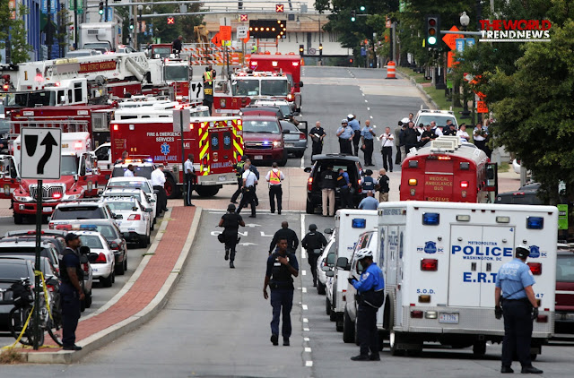 Washington Navy Yard shooting lockdown Thursday (Video News)