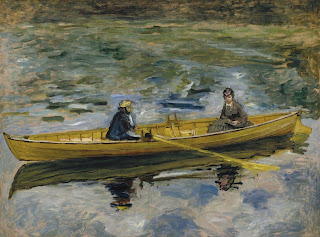 Claude Monet with Mme Henriot, 1880