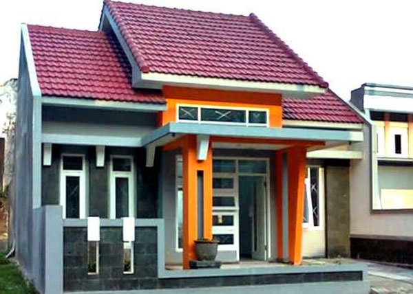 TAMPAK DEPAN  Warna  Cat  Rumah  yang  Bagus dan Cerah  Trend 2019