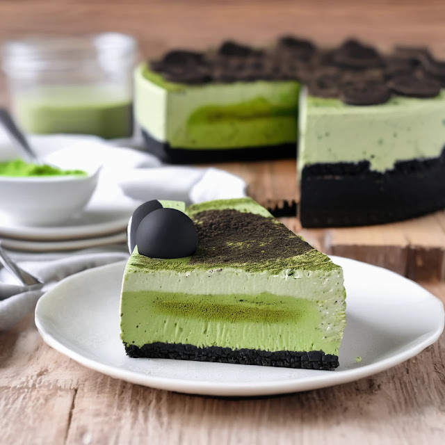 Discover the Delights of No-Bake Matcha Oreo Cheesecake: A Perfect Blend of Flavors
