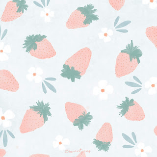 25_Sweetpeas_Strawberry_Pattern